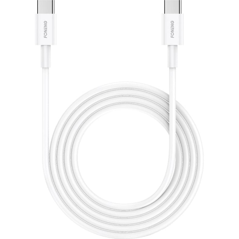 Foneng Cable X55 - Type C to Type C - PD 60W 2 metres white