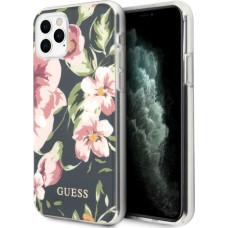 Guess Flower Shiny N.3 Case iPhone 11 Pro Max Navy