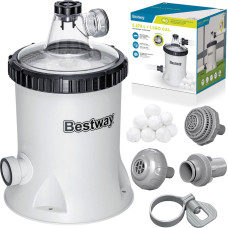 Bestway Baseina filtra sūknis 5678 l/h + filtra bumbiņas 58870