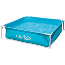 Intex Mini karkasa baseins bērniem tirkīza krāsā 122 x 122 x 30 cm 57173