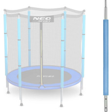 Neo-Sport Apakšējais stabs batutam ar āra tīklu, 1,4 m, zils