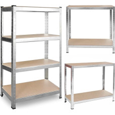 Plonos Metāla noliktavas plaukts 180 x 90 x 40 470200