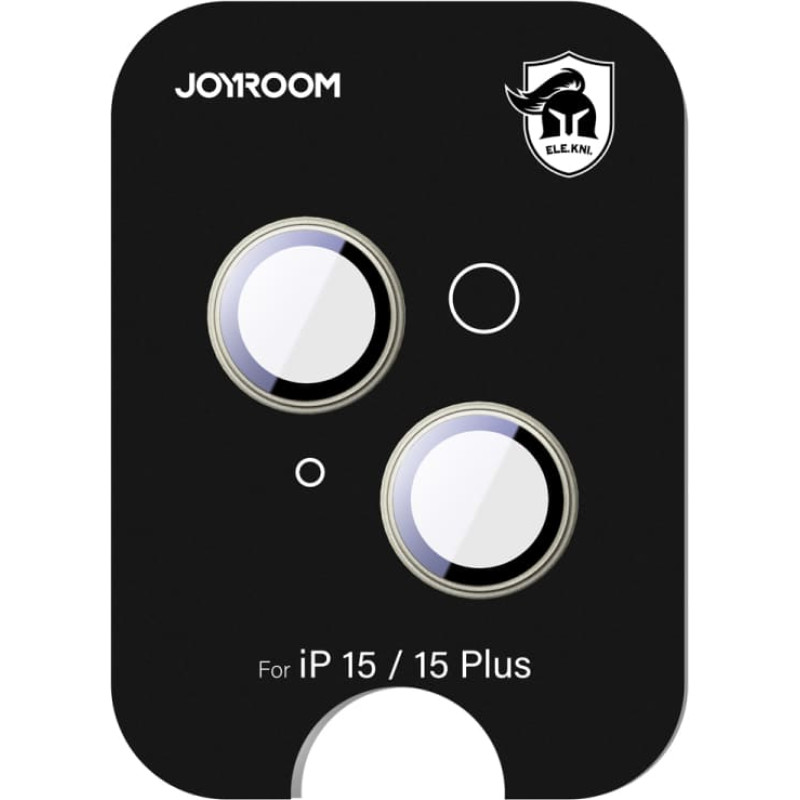 Joyroom iPhone 15/15 Plus objektīva aizsargstikls - dzeltens