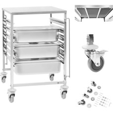 Royal Catering Gastronomiskie ratiņi konteineru transportēšanai 6x GN2/1