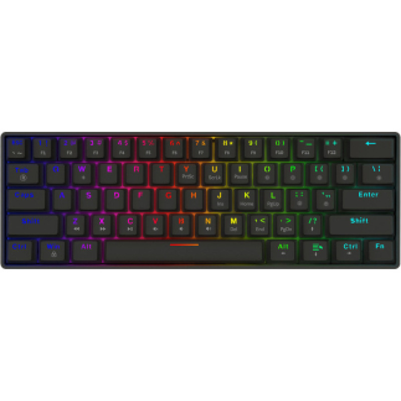 Klaviatūra Savio Blackout X2 60% Outemu Red
