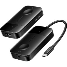 Vention USB-C to HDMI wireless transmitter|receiver 0.15m (black)