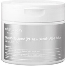 Mary & May Gluconolactone PHA + Betula Alba Juice Cleansing Pad - Cleansing facial pads 70 pcs.
