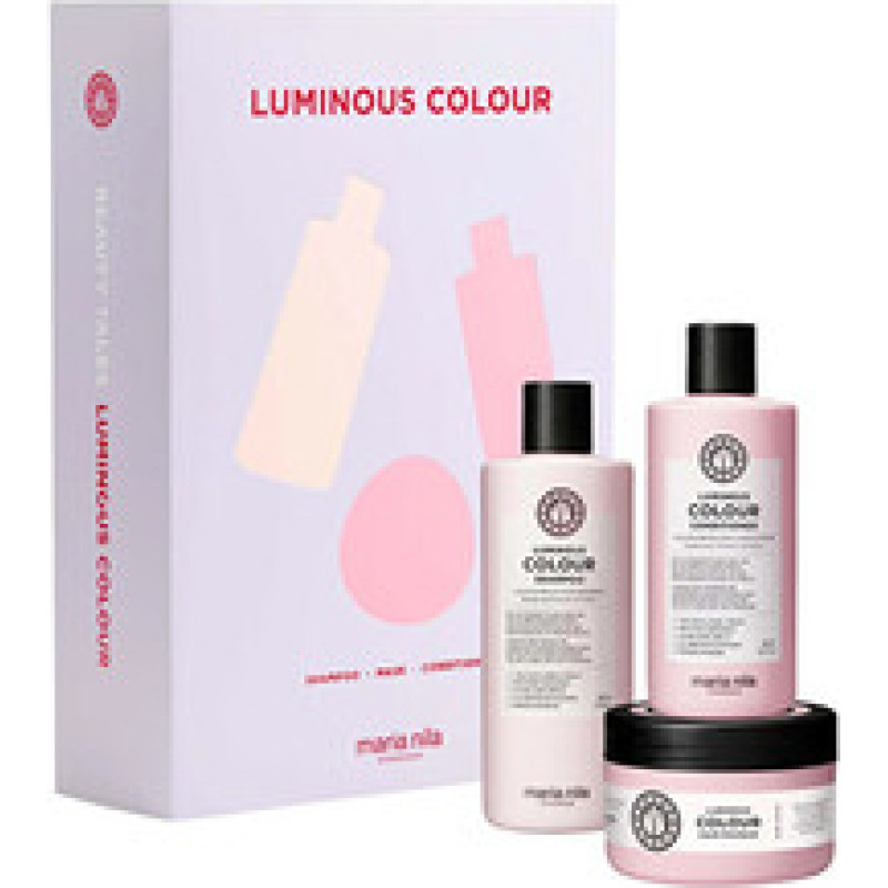 Maria Nila Luminous Colour Set - Gift set brightening care for colored hair.