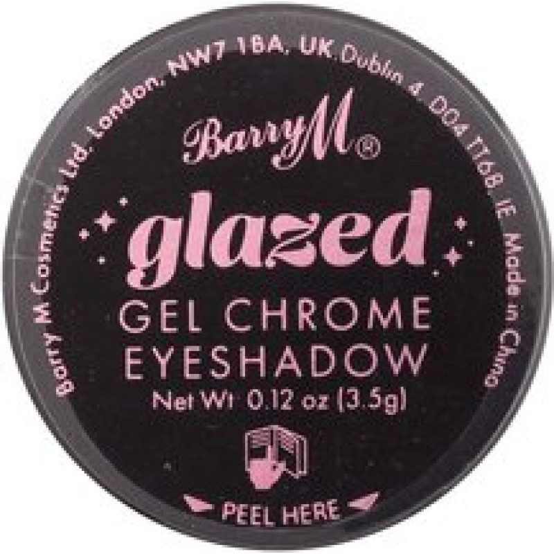 Barry M Glazed Gel Chrome Eyeshadow - Chromatic gel eye shadow 3.5 g.