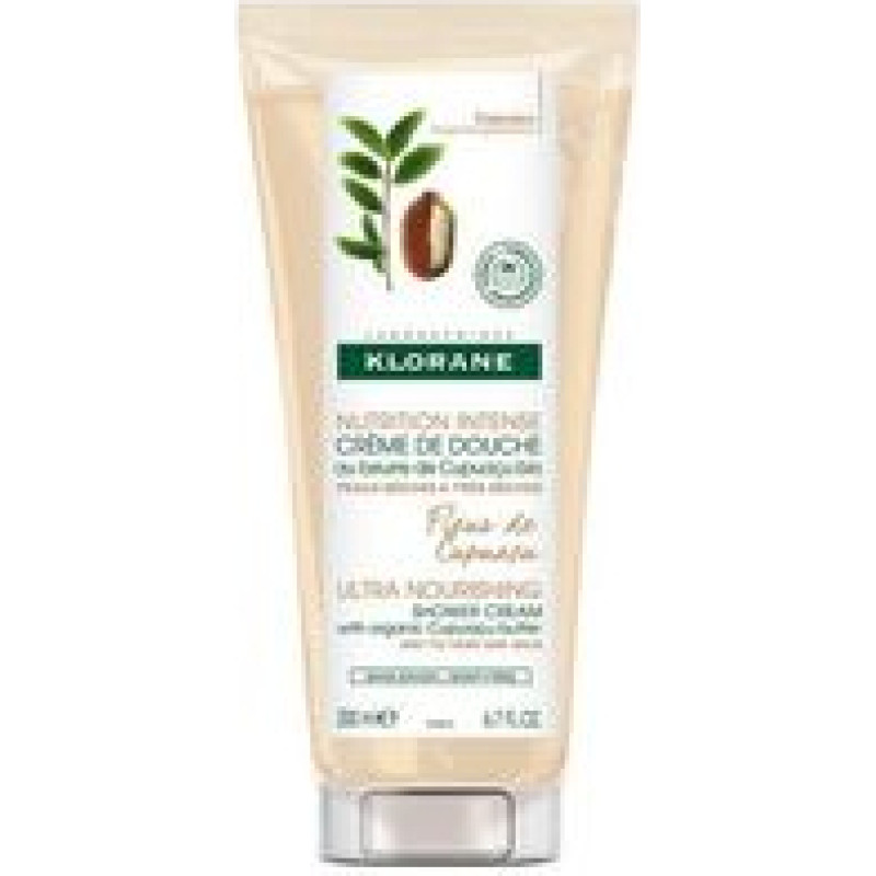 Klorane Ultra Nourishing Shower Cream - Intensively nourishing shower cream with Cupuac flowers