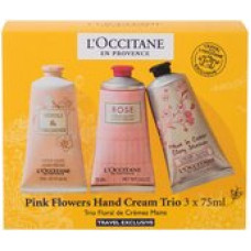 L´occitane Pink Flowers Hand Cream Trio Set