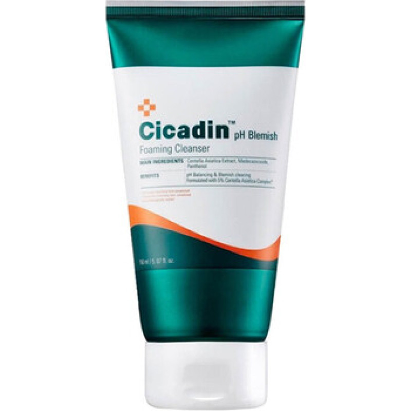 Missha Cicadin pH Blemish Foaming Cleanser - Čisticí pěna pro citlivou pleť