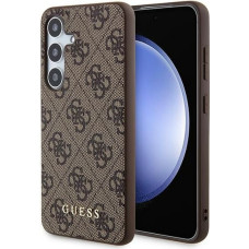 Guess GUOHCSA55G4GFBR A55 A556 brązowy|brwon hardcase 4G Metal Gold Logo