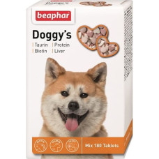 Beaphar Vitamīnizēta papildbarība - Beaphar Doggy's Mix, 180 tabl.