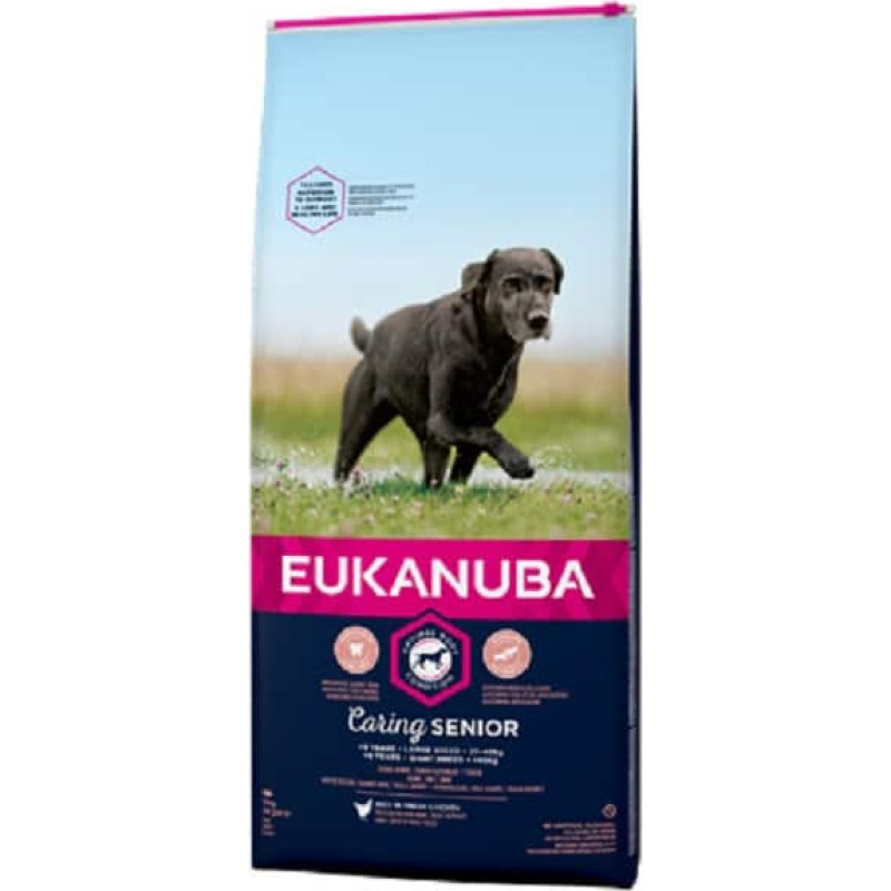 Eukanuba Sausa barība suņiem - Eukanuba Senior Large Breed Chicken, 15 kg