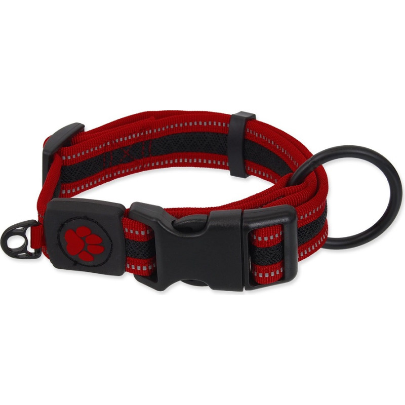 Placek Kakla siksna - Placek Active Dog Collar Fluffy XL red 3,8x44-70cm