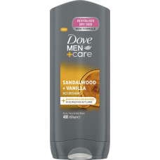 Dove "Men+Care Sandalwood & Vanilla Body, Face & Hair Wash - Nourishing shower gel"