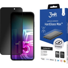 Apple iPhone 15 Pro Max - 3mk HardGlass Max Privacy™ screen protector