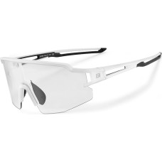Rockbros Fotohromas riteņbraukšanas brilles ar UV filtru un korektīvu ieliktni - baltas