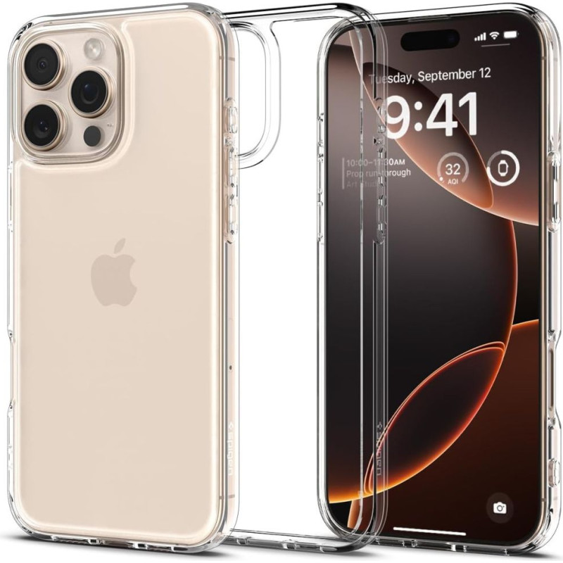 Spigen iPhone 16 Pro Max Ultra Hybrid vāciņš - caurspīdīgs