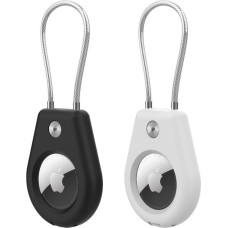 Hurtel Apple AirTag lokatora korpuss ar tērauda trosi - 2 gab.