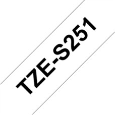Tape Brother 24mm BLACK ON WHITE ADHESIVE TAPE