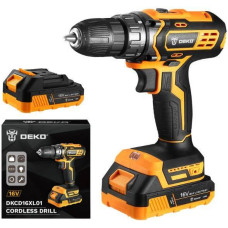 Deko Tools akumulatora skrūvgriezis DKCD16XL01-H5S2 16V