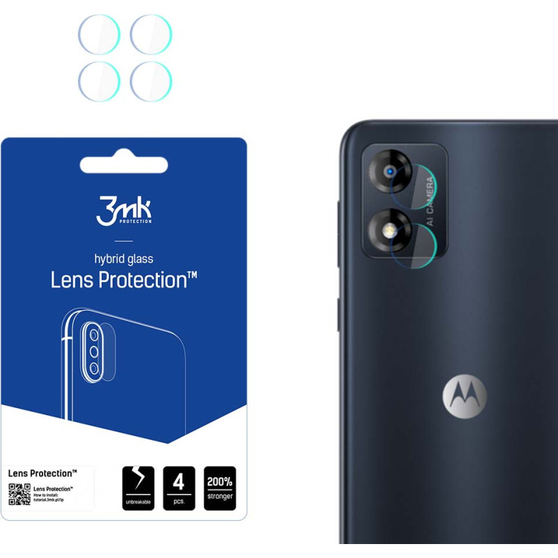 Motorola Moto E13 - 3mk Lens Protection™ screen protector