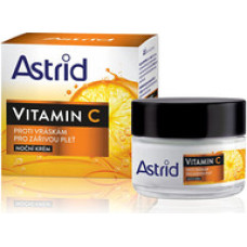 Astrid Anti-wrinkle night cream for radiant skin with Vitamin C