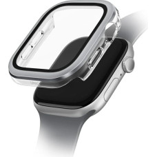 Uniq Voute tempered glass case for Apple Watch 10 46 mm - silver