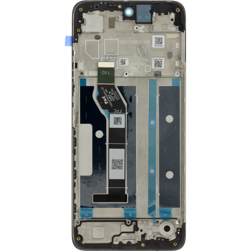 Motorola E15 LCD Display + Touch Unit + Front Cover (Service Pack)