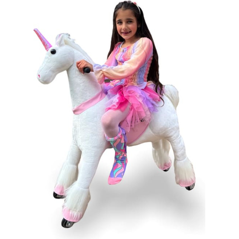 MANS PONIJS MANS PONIJS, jāšanas rotaļlieta vienradzis no, 4-10 gadiem (MP2002-M)