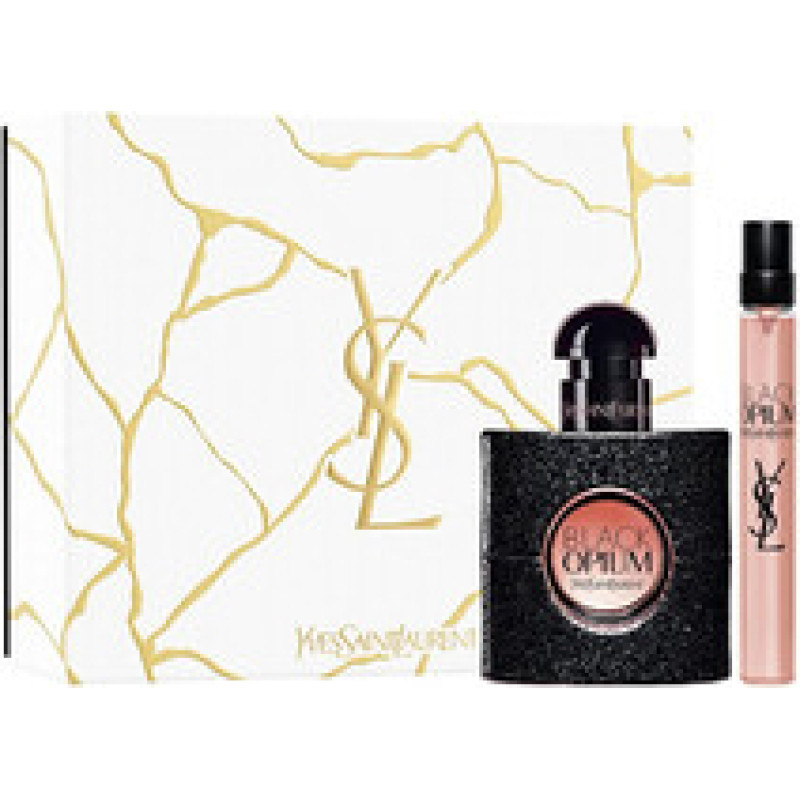 Yves Saint Laurent Black Opium Gift Set EDP 30 ml and EDP 10 ml miniature.