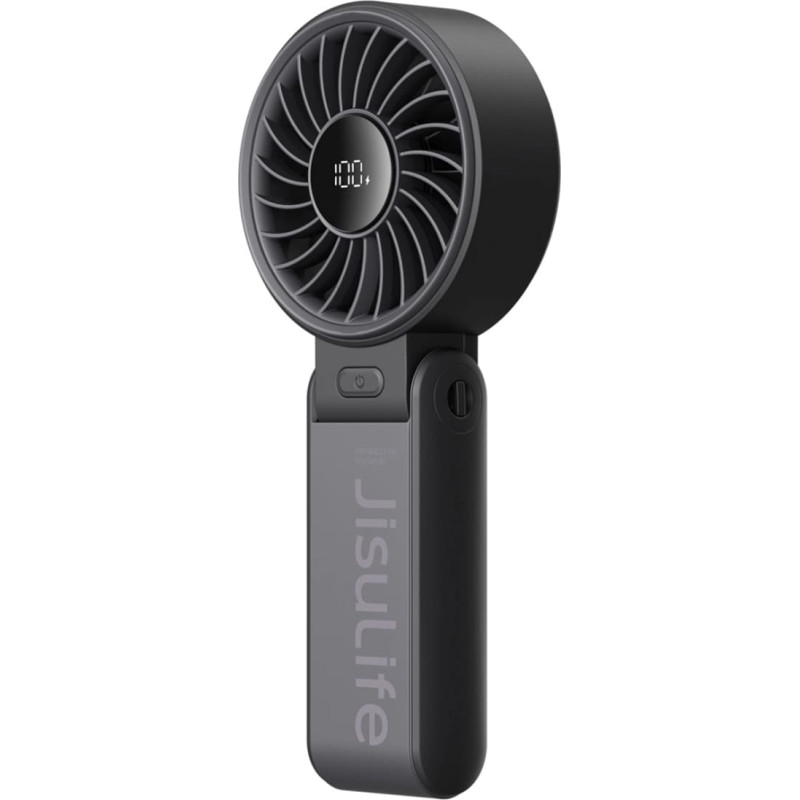 Jisulife Handheld Fan Life7 3600mAh Portable USB Fan - Black