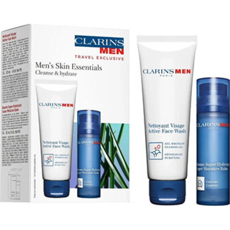 Clarins Men&acute;s Skin Essentials Set - D&aacute;rkov&aacute; sada pleťov&eacute; p&eacute;če