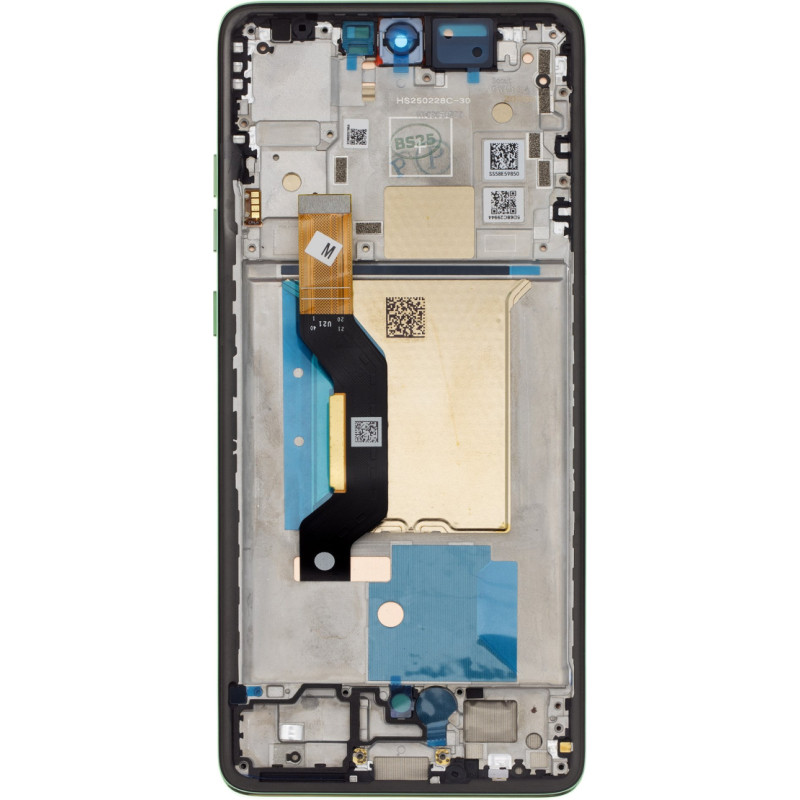 Motorola Edge 60 LCD Display + Touch Unit + Front Cover Shamrock (Service Pack)