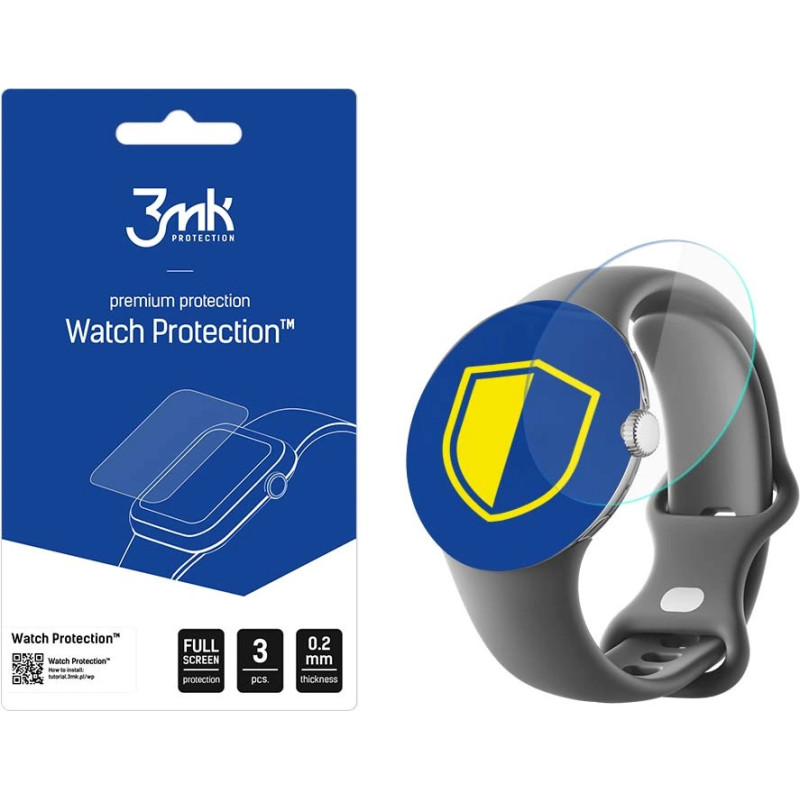 3Mk Protection 3mk Watch Protectionâ¢ v. ARC+ screen protector for Google Pixel Watch
