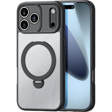 Dux Ducis Aimo Mag Case with Magnetic Ring and Stand for iPhone 17 Pro Max - Black