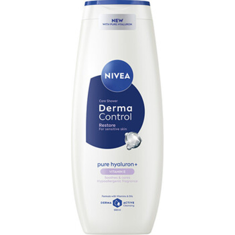 Nivea Derma Control Restore Care Shower - Sprchov&yacute; gel pro citlivou pokožku