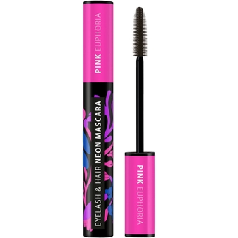Dermacol Eyelash & Hair Neon Mascara Pink Euphoria - Řasenka 9 ml