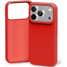 Etui Mercury Silicone do iPhone 17 Pro    czerwony