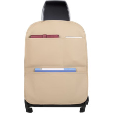 Car organizer for armchair seat beige