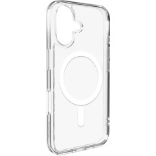 Puro Lite Mag TPU+PC Case Compatible with MagSafe for iPhone 17 - Transparent with White Ring