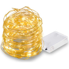 Dmuchane Ziemassvētku eglītes lampiņu vads 100 LED 10 metri