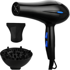 Retoo Jonizēts matu fēns ar aukstu gaisu, 2 uzgaļiem, 900 W