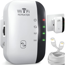 Retoo Wi-Fi signāla pastiprinātāja atkārtotājs, 2 darbības režīmi, 2,4 GHz