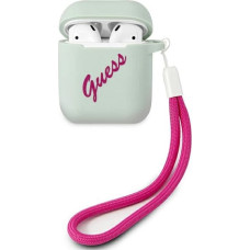 GUACA2LSVSBF Guess Vintage Silicone Case for Airpods 1|2 Blue