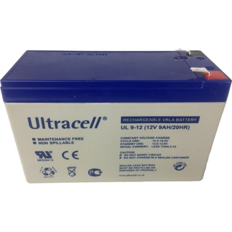 Akumulators 12 volti, 9 Ah