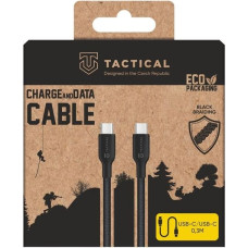 Tactical Stitch Thread Cable USB-C|USB-C 0.3m Black