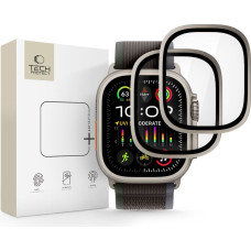 SZKŁO HARTOWANE TECH-PROTECT GLASS RING 2-PACK APPLE WATCH ULTRA 1 | 2 | 3 (49 MM) TITANIUM